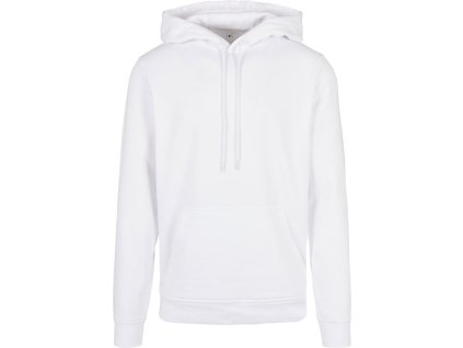 Build your Brand Basic | BB 001 Pánska mikina s kapucňou_56.B001 (Farba white, Veľkosť XS)
