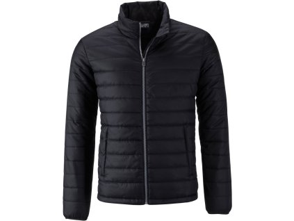 James & Nicholson | JN 1120 Pánska prešívaná bunda_02.112 (Farba black, Veľkosť S)
