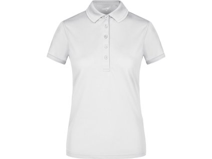 James & Nicholson | JN 574 Dámske polo "Active"_02.0574 (Farba white, Veľkosť S)