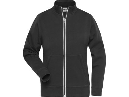 James & Nicholson | JN 1809 Dámska pracovná bunda - Solid_02.1809 (Farba black, Veľkosť XS)