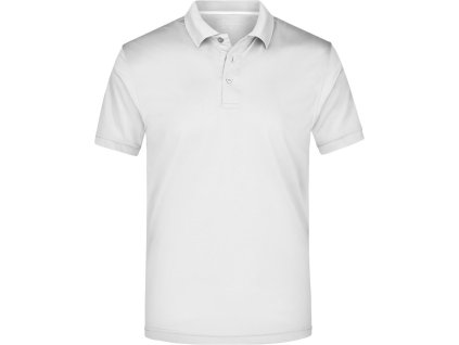 James & Nicholson | JN 401 Pánske polo High Performance_02.0401 (Farba white, Veľkosť S)