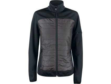 Clique | Custer Jacket Women Dámska reflexná hybridná bunda_67.0934 (Farba black/reflective, Veľkosť XS)