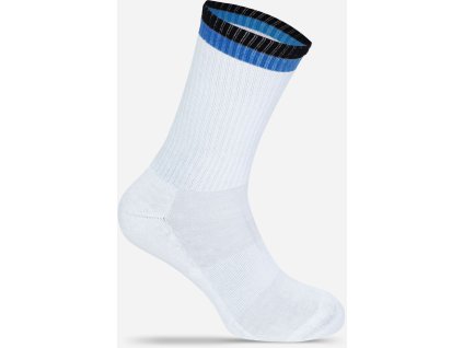 Mr. Socks | L 05006 Tenisové ponožky "Two Tone"_88.5006 (Farba white/black/blue, Veľkosť 37-41)