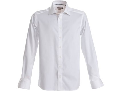 J. Harvest & Frost | GB 01 Slim Men Nežehlivá košeľa s dlhým rukávom_63.0102 (Farba white, Veľkosť XS)
