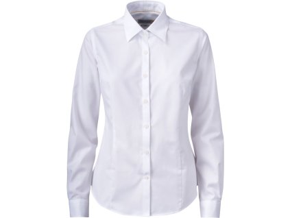 J. Harvest & Frost | YB 50 Regular Women Keprová blúzka s dlhým rukávom_63.5003 (Farba white, Veľkosť XS)