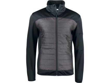 Clique | Custer Jacket Men Pánska reflexná hybridná bunda_67.0933 (Farba black/reflective, Veľkosť XS)