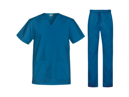 CESARE zdrav.blúza+noh. (Veľkosť 4XL, Farba belasá)