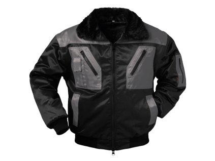 Bunda ASKIM šedo/č v.: L (v L)