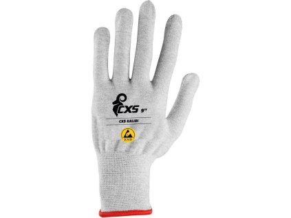Rukavice CXS KALIRI, antistatické, ESD, PVC terčíky (Veľkosť 06)