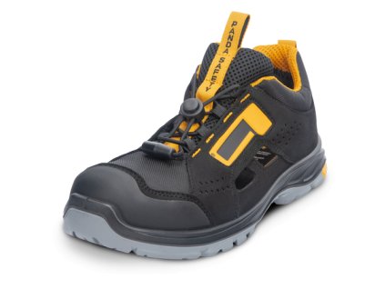 PRIMO S1PS ESD LG SR sandále (Veľkosť 36, Farba čierna/oranžová)