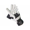 Zimné kombinované veľmi komfortné kožené rukavice HARD WINTER