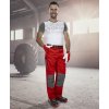 Nohavice do pása ARDON®2STRONG červeno-sivé (Veľkosť 46)