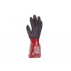 CHERRUG rukavice PVC nitril (Veľkosť 7, Farba černá/červená)