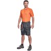 EMERTON PLUS šortky (Veľkosť 56, Farba antracit/oranžová)