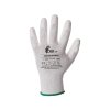 Rukavice CXS BRITA WHITE, máčané v polyuretáne (Veľkosť 6)