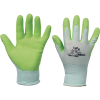 FUDGE rukavice nylon. latex. dlaň (Veľkosť 4, Farba zelená)