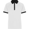 James & Nicholson | JN 1307 Dámske polo so zipsom_02.1307 (Farba black/black, Veľkosť XS)