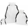 Westford Mill | W121 Bavlnené vrece s darčekovou stuhou_50.0121 (Farba soft white/black, Veľkosť S)