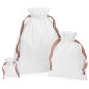 Westford Mill | W121 Bavlnené vrece s darčekovou stuhou_50.0121 (Farba soft white/black, Veľkosť S)