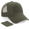 Beechfield | B641 5 panelová šiltovka "Removable Patch Trucker"_53.0641 (Farba black, Veľkosť onesize)