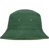Myrtle Beach | MB 12 Rybársky klobúk s lemom_03.0012 (Farba khaki/black, Veľkosť S/M)