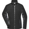 James & Nicholson | JN 841 Dámska pracovná mikrofleecová bunda - Strong_02.0841 (Farba black/carbon, Veľkosť XS)