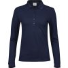 Tee Jays | 146 Dámske luxusné elastické piqué polo s dl. rukávom_18.0146 (Farba white, Veľkosť S)
