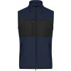 James & Nicholson | JN 1310 Pánska fleecová vesta_02.131 (Farba navy/black, Veľkosť S)