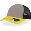 Atlantis | Rapper Canvas 5 panelová sieťovaná šiltovka "Rapper Canvas"_33.606 (Farba grey/black, Veľkosť onesize)