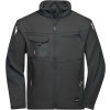 James & Nicholson | JN 844 Pracovná letná softshellová bunda - Strong_02.0844 (Farba black/black, Veľkosť XS)