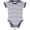 SOL'S | Miles Baby Detské pruhované body_25.1401 (Farba white/red, Veľkosť 3-6)