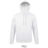 SOL'S | Snake Unisex mikina s kapucňou_25.7101 (Farba white, Veľkosť XS)