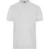James & Nicholson | JN 1802 Pánske pracovné elast. tričko z bio bavlny - Solid_02.1802 (Farba white, Veľkosť XS)