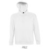 SOL'S | Slam Unisex mikina s kapucňou_25.3251 (Farba white, Veľkosť XS)
