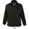 SOL'S | Mistral Podšitá unisex vetrovka_25.46 (Farba black, Veľkosť S)