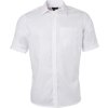 James & Nicholson | JN 684 Mikro keprová košeľa s krátkym rukávom_02.0684 (Farba white, Veľkosť S)