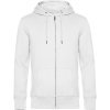 B&C | KING Zipped Hood_° Pánska mikina s kapucňou_01.U03K (Farba white, Veľkosť XS)