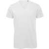 B&C | Inspire V T /men_° Pánske tričko s výstrihom do V_01.TM44 (Farba white, Veľkosť S)