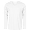 Promodoro | 1460 Pánske tričko s dl. rukávom a výstrihom do V - X.O_40.146 (Farba white, Veľkosť XS)