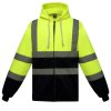 Yoko | HVK07 Hi-Vis mikina s kapucňou_79.VK07 (Farba black, Veľkosť S)