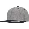 Flexfit | 6089MS/6089VM 6 panelová Snapback šiltovka "Melange"_55.689M (Farba grey/grey, Veľkosť onesize)