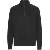 Neutral | O 73701 Pánska mikina s "1/4" zipsom z bio bavlny_77.3701 (Farba black, Veľkosť XS)