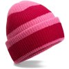 Beechfield | B 391R Pletená čiapka "Color Block"_53.391R (Farba black/soft white, Veľkosť onesize)