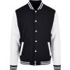 Build your Brand Basic | BB 004 College bunda_56.B004 (Farba navy/white, Veľkosť XS)