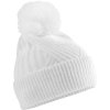 Beechfield | B 529 Bavlnená čiapka s brmbolcom "Snow Luxe"_53.0529 (Farba white, Veľkosť onesize)