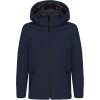 Clique | Padded Hooded Softshell Junior Detská zateplená softshellová bunda s kapucňou_67.0906 (Farba black, Veľkosť 110/120)