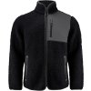 James Harvest | Kingsley Fleece Men Pánska fleecová bunda Sherpa "Two-Tone"_62.1500 (Farba black, Veľkosť S)