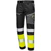 Monterkové nohavice CONTRAST čier-žl (Veľkosť 46)