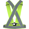 REFROX EVO Reflexní elastický kríž (Veľkosť -, Farba HV žltá)