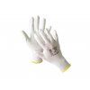 Máčané polyuretánové rukavice PU300 POLY WHITE